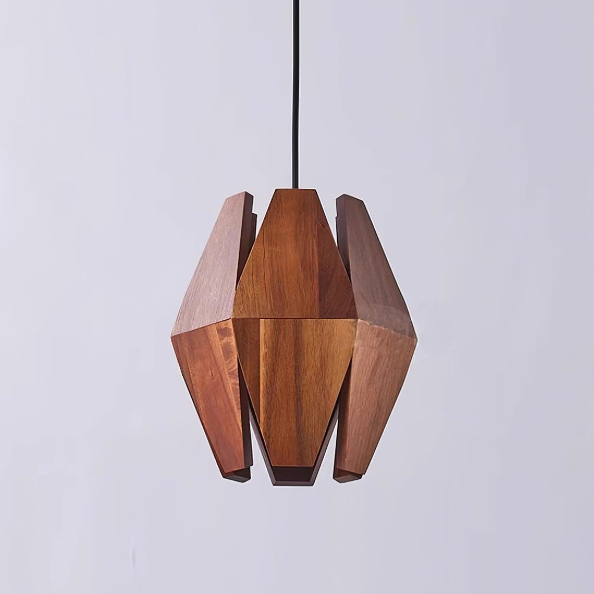 Miro lampa wisząca z geometrycznym kloszem drewnianym ciepłe światło nordycki minimalistyczny akcent