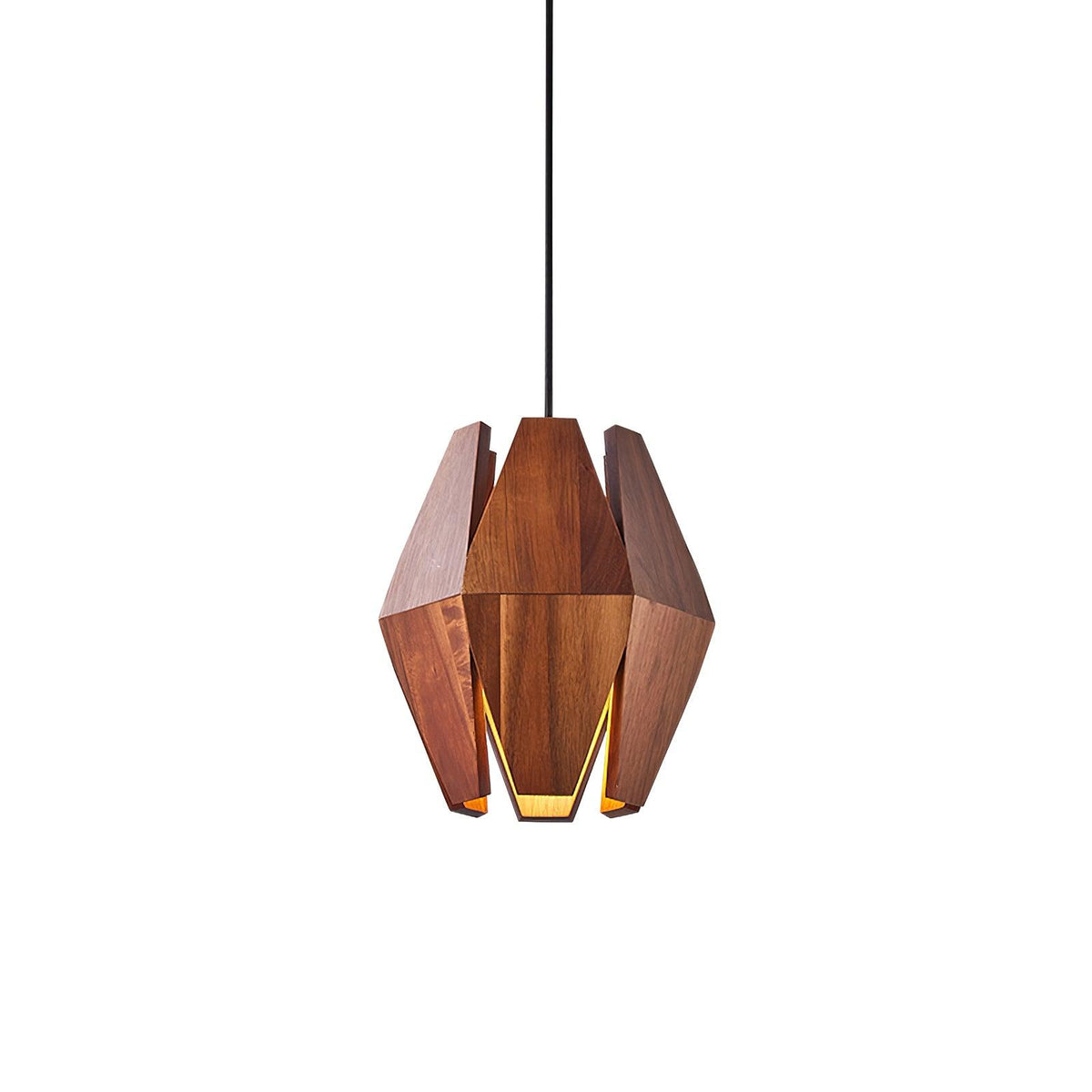 Miro lampa wisząca z geometrycznym kloszem drewnianym ciepłe światło nordycki minimalistyczny akcent
