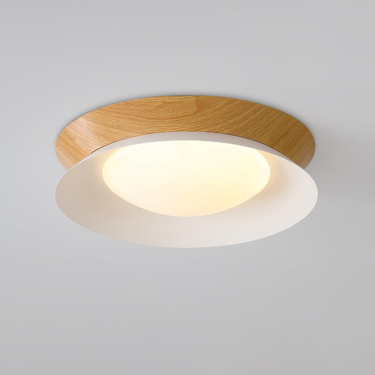 Acor lampa sufitowa pierścień podwójna półokrągła nordycka