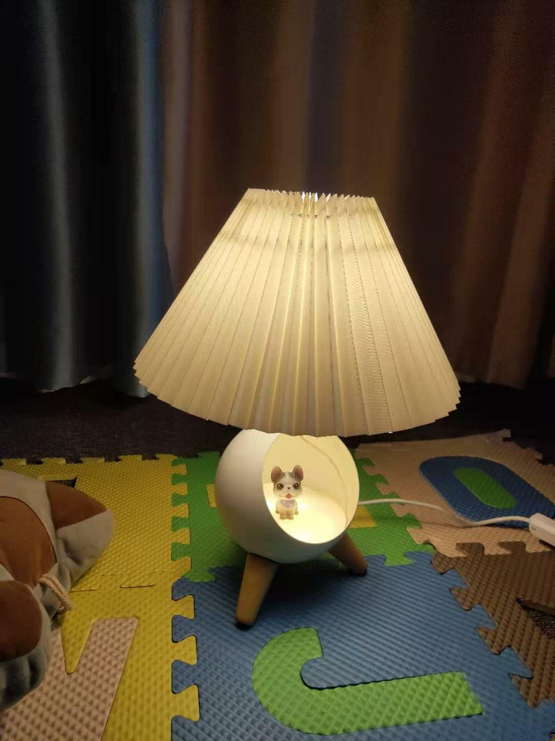 Hazelle nowoczesna lampa stołowa z płótna