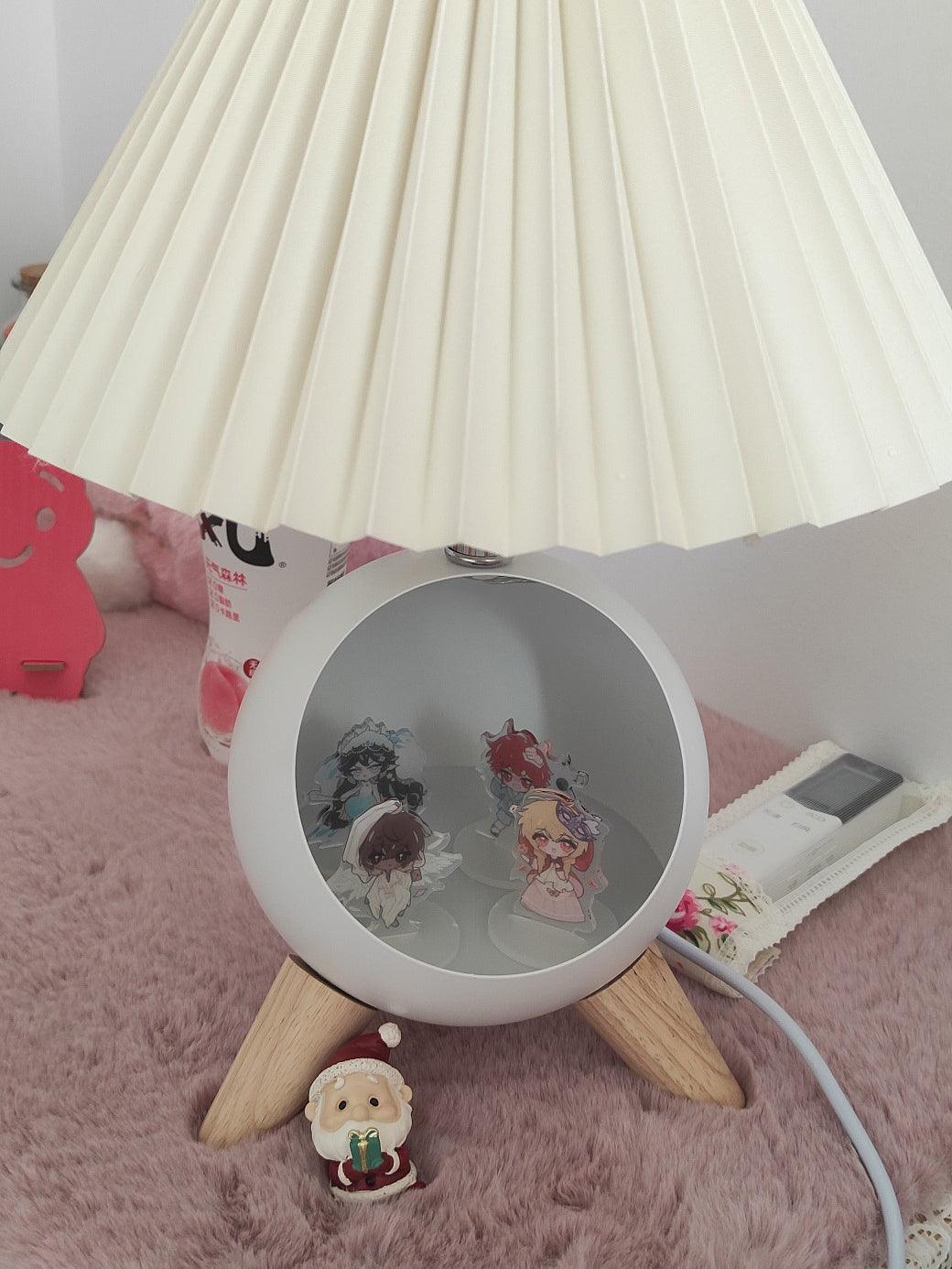 Hazelle nowoczesna lampa stołowa z płótna