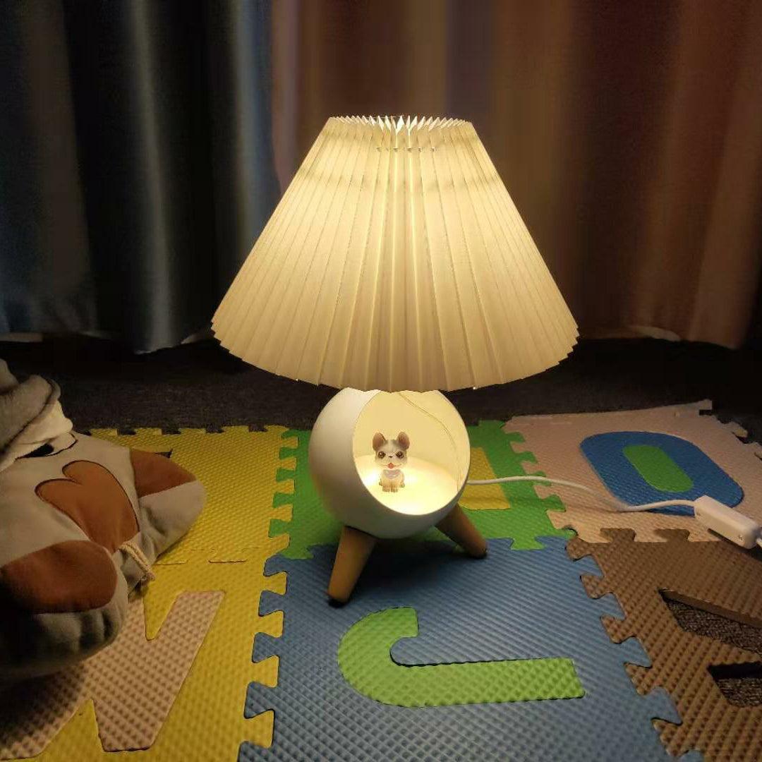 Hazelle nowoczesna lampa stołowa z płótna