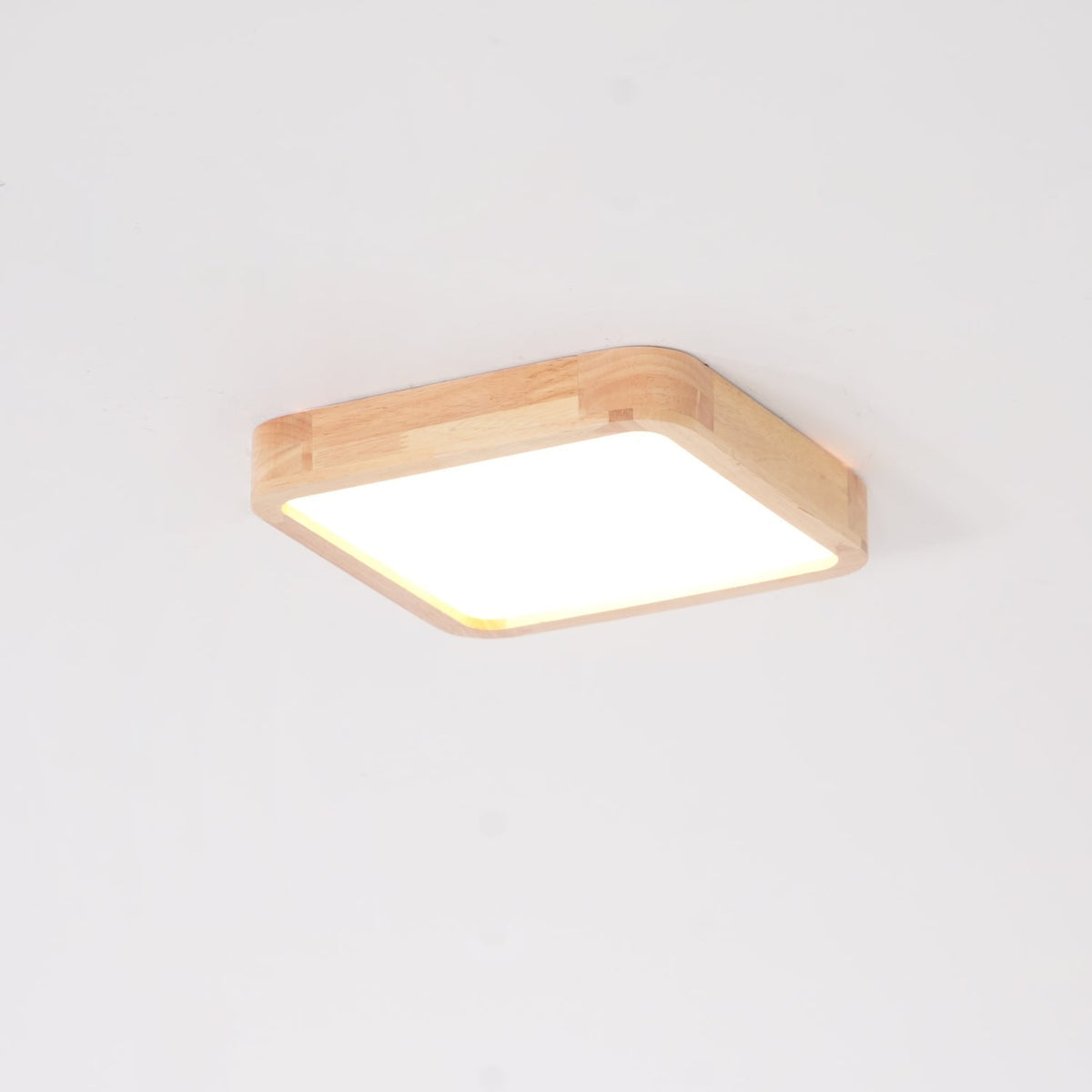 Hano drewniany geometryczny żyrandol sufitowy