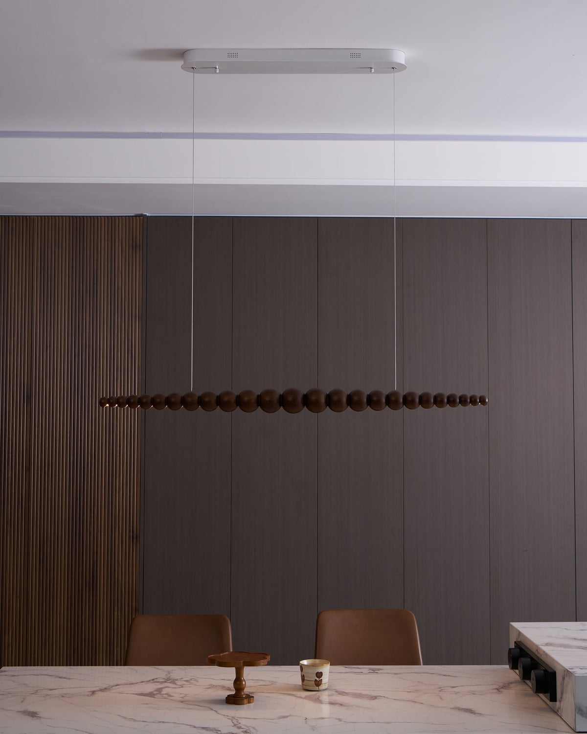 Orlanre minimalistyczna lampa wisząca z drewna