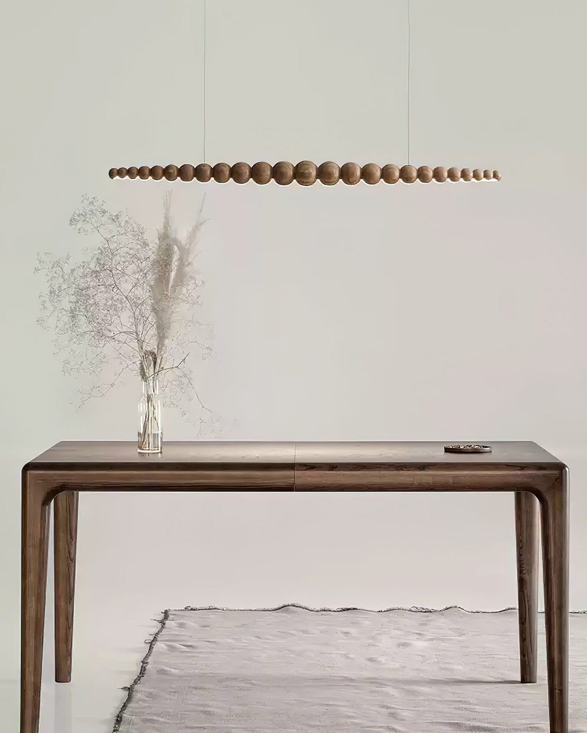 Orlanre minimalistyczna lampa wisząca z drewna