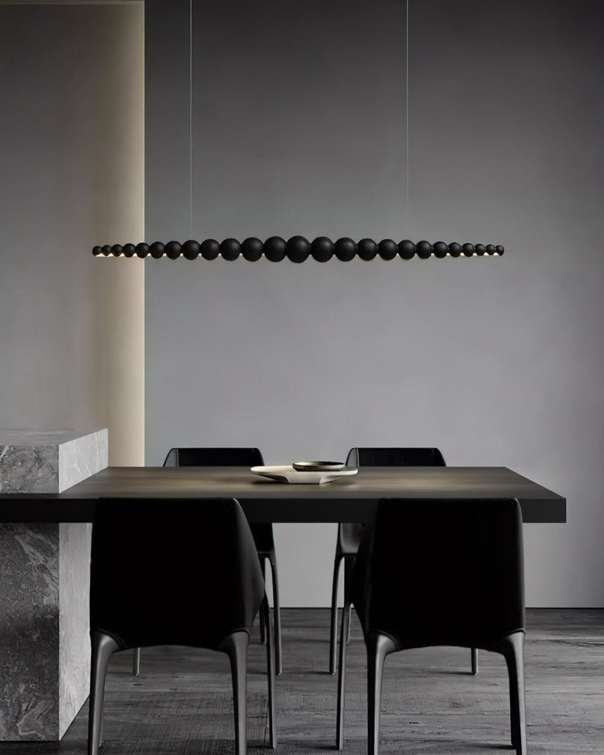 Orlanre minimalistyczna lampa wisząca z drewna