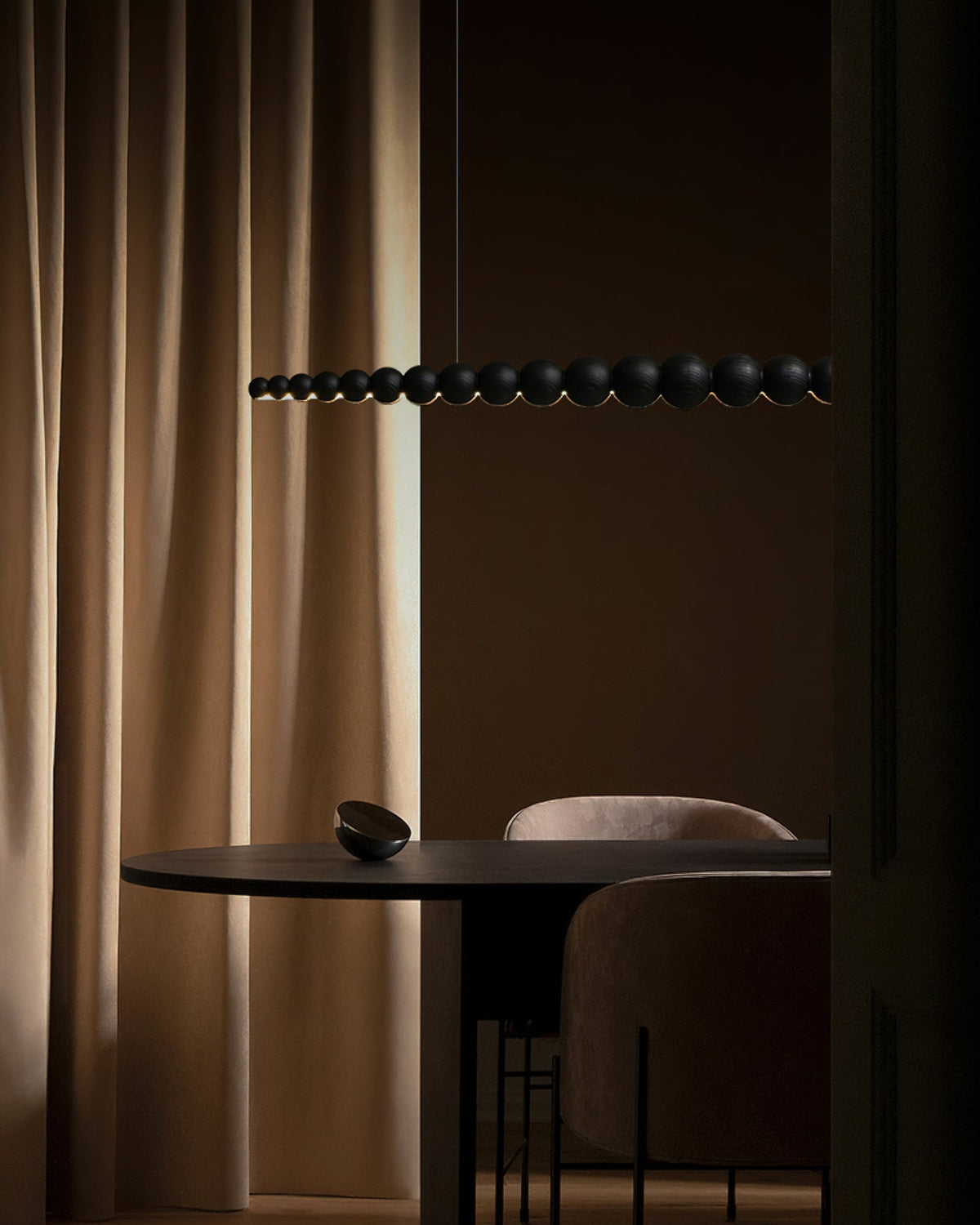 Orlanre minimalistyczna lampa wisząca z drewna