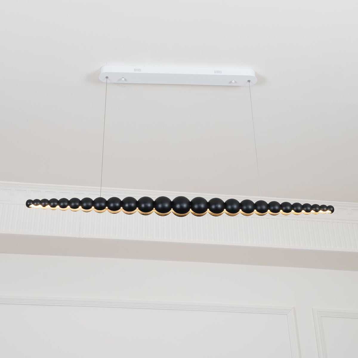Orlanre minimalistyczna lampa wisząca z drewna