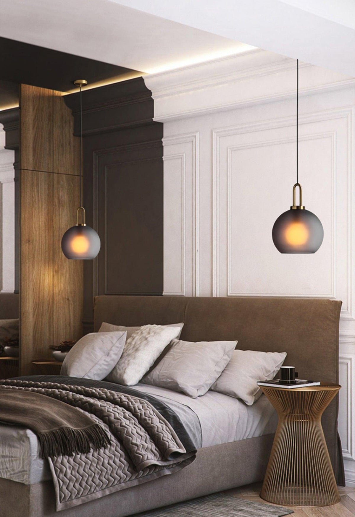 Sevelo lampa wisząca ze szkła matowego