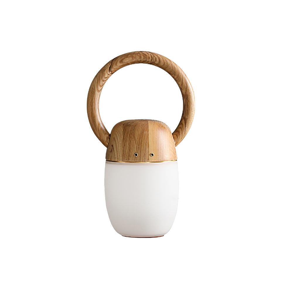 Sylelina minimalistyczna lampa stołowa z drewna