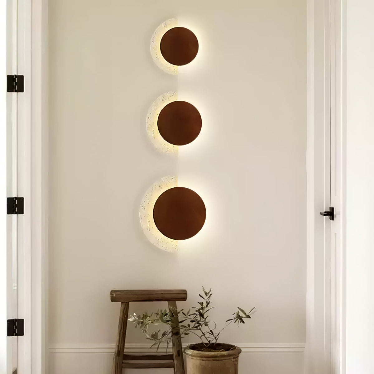 Crescent Halo kinkiet ścienny
