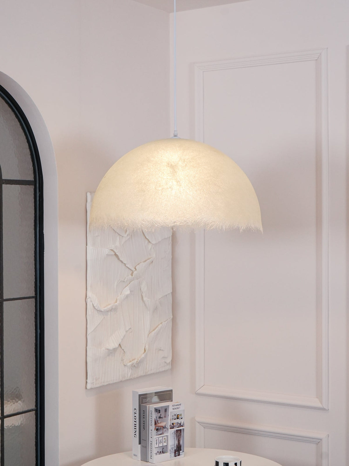 Celoette nowoczesna lampa wisząca z epoksydowej żywicy