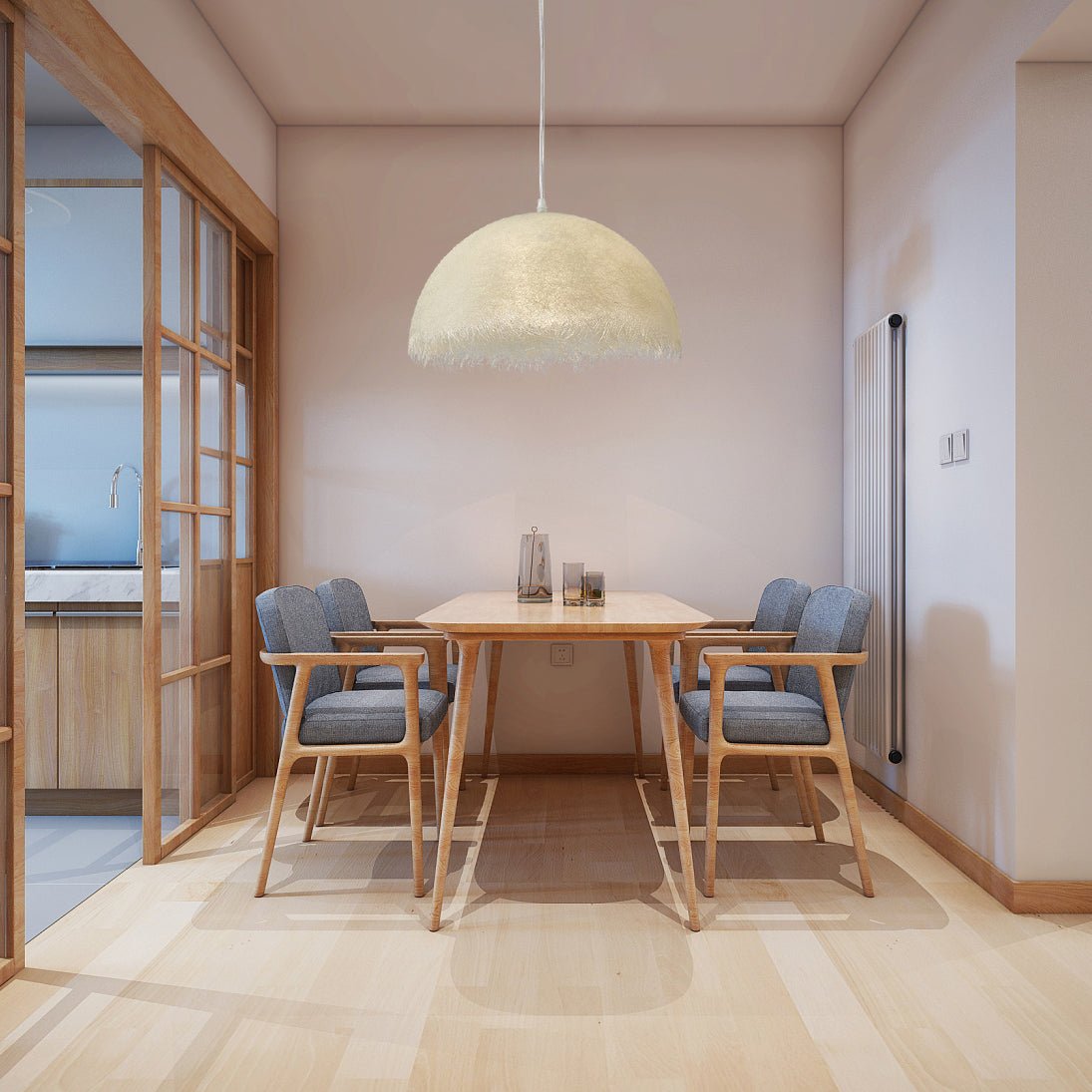 Celoette nowoczesna lampa wisząca z epoksydowej żywicy