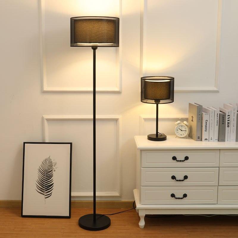Baines abażur lampy stołowej i stojącej z płótna, 2 kolor