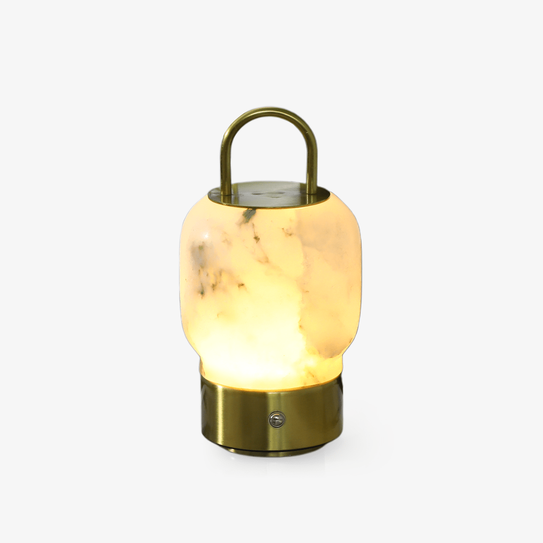 Oramith Alabaster przenośna, ładowana akumulatorem lampa stołowa