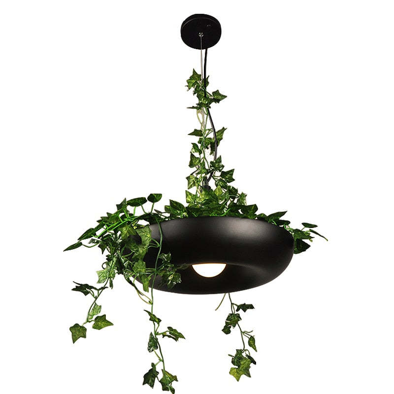 Ritta nowoczesna lampa wisząca z metalu w lakierze okrągła