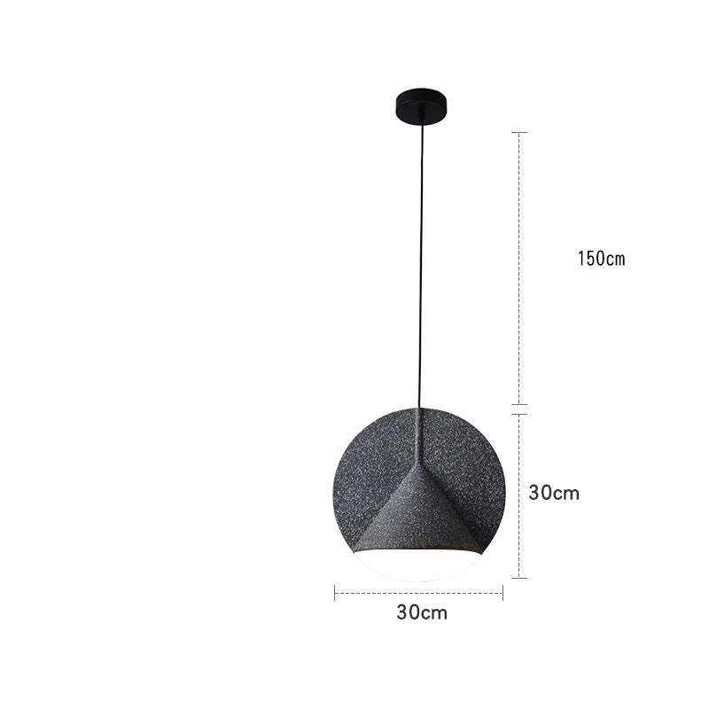 Arisha nowoczesna lampa wisząca z kolorowym kloszem LED