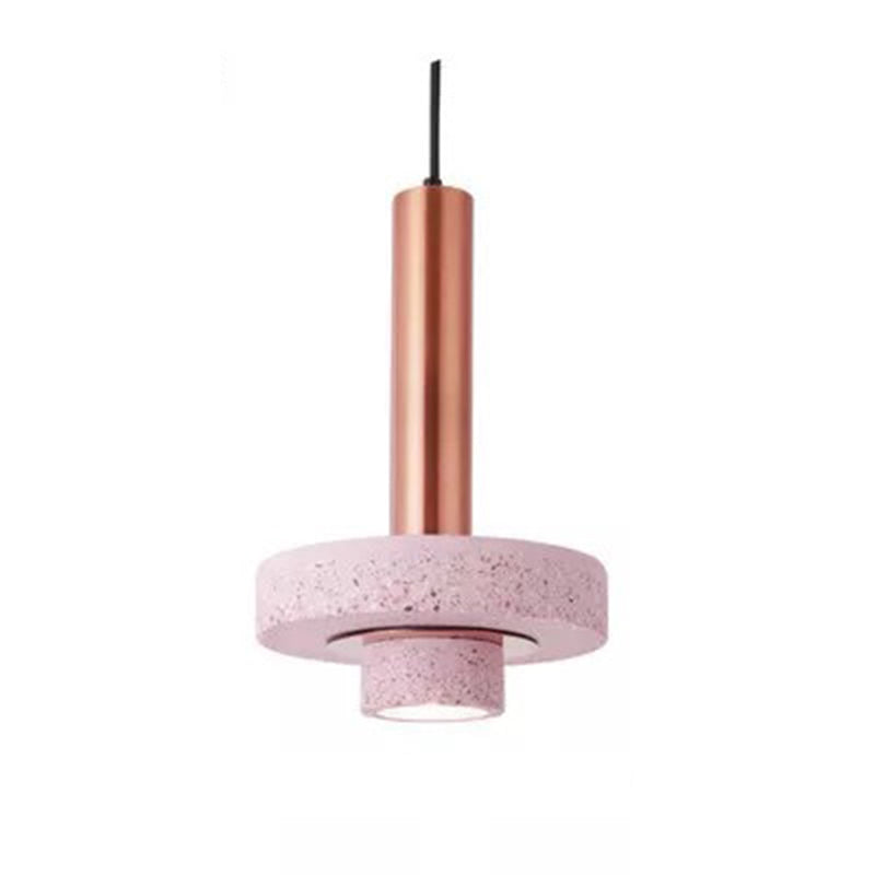 Arisha nowoczesna lampa wisząca LED Art Deco kolorowa w kolorze terazzo