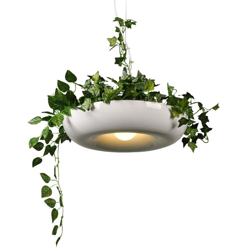 Ritta nowoczesna lampa wisząca z metalu w lakierze okrągła