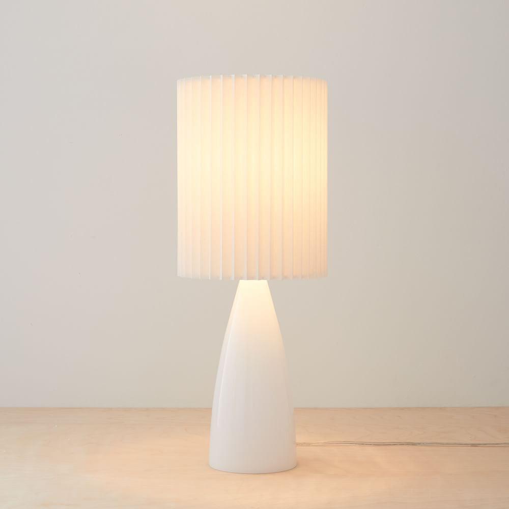 Boko minimalistyczna lampa stołowa z płótna