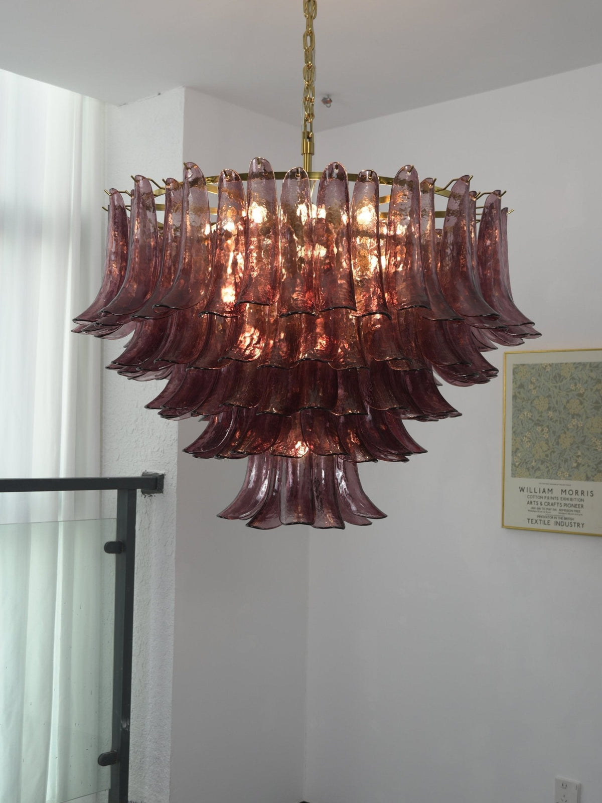 Amethyst Bloom żyrandol