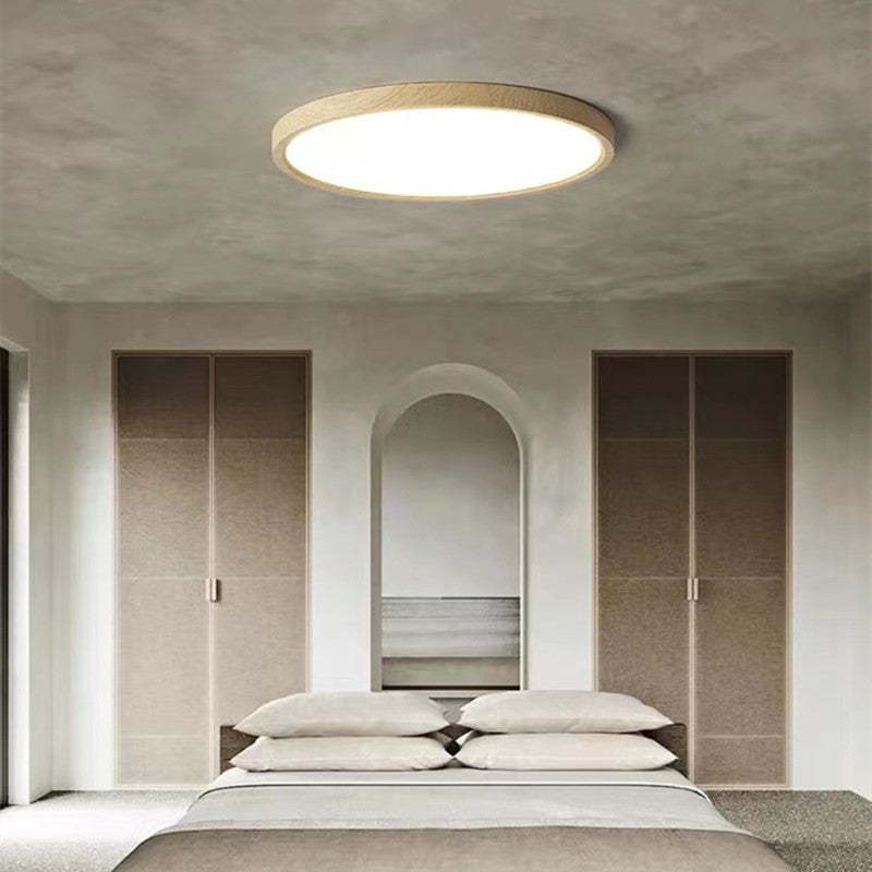 Orvix lampa sufitowa drewniana LED minimalistyczna