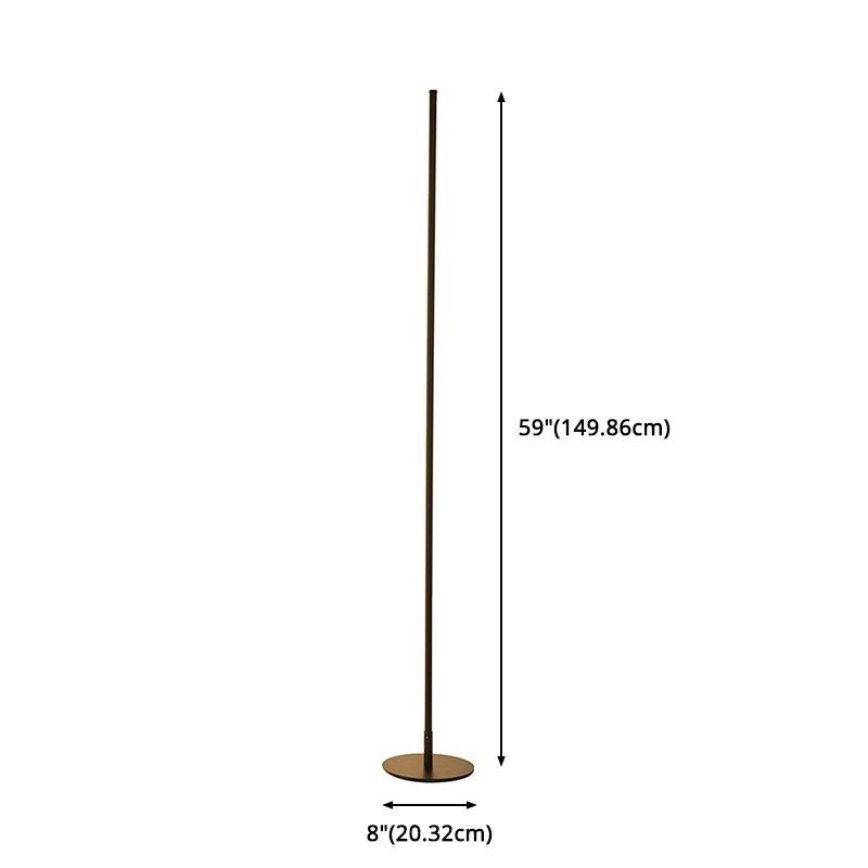 Mira nowoczesna minimalistyczna liniowa lampa stojąca Arisha