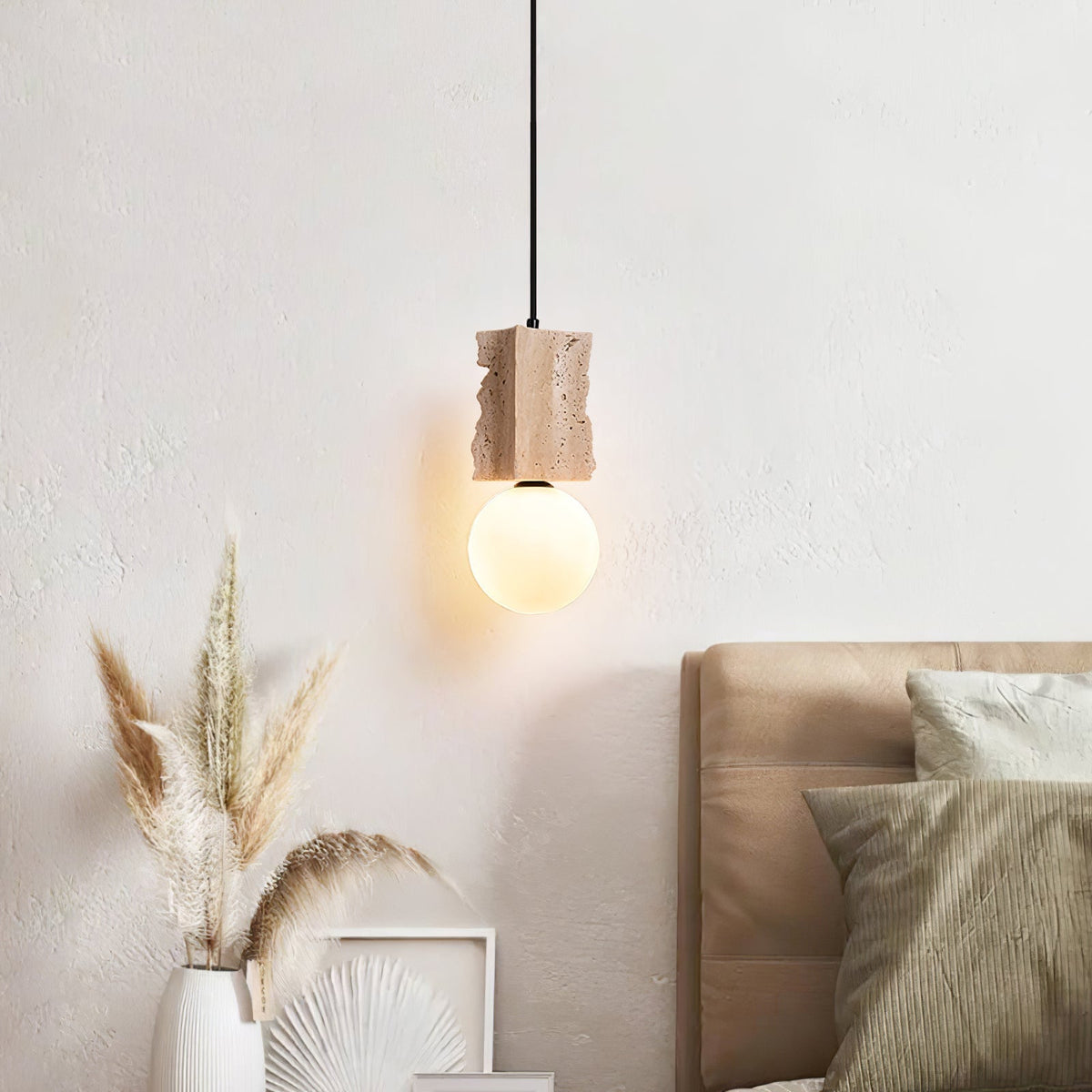 Travertine Raw Edge lampa wisząca