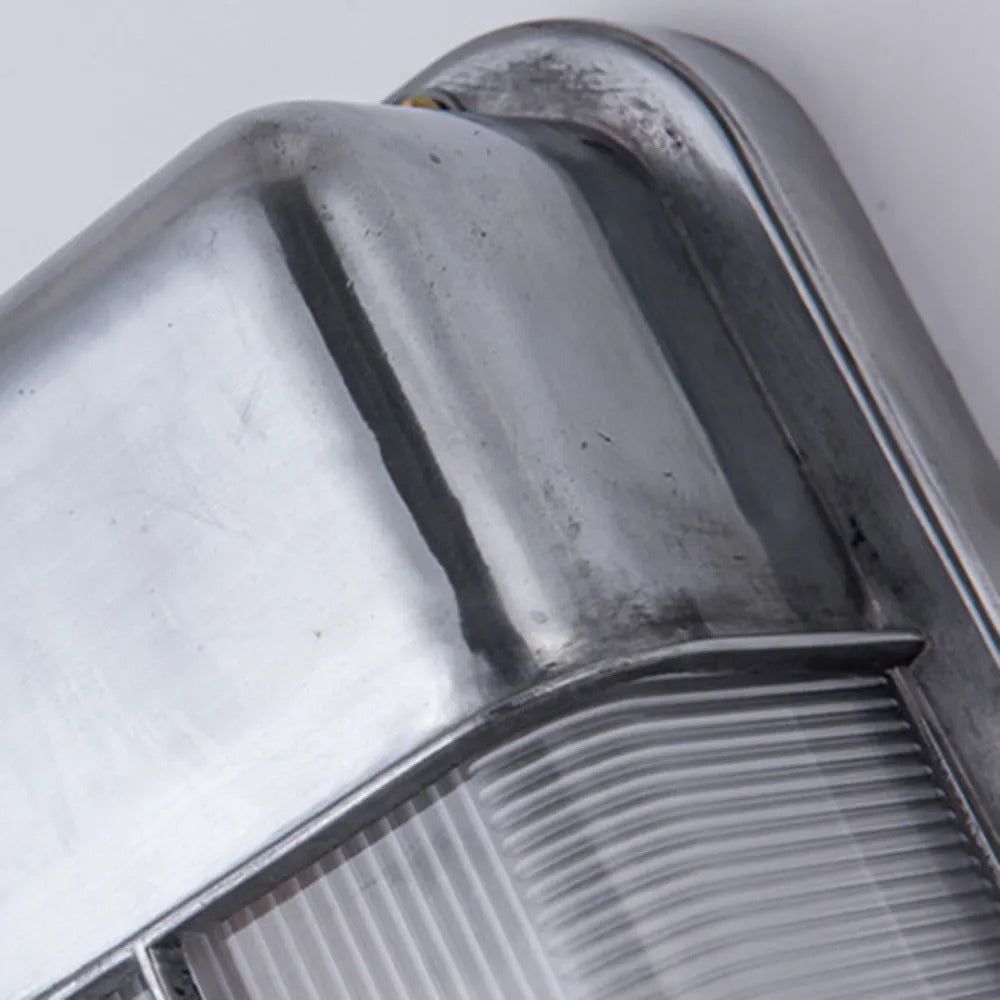 Wyre kinkiet geometryczny nowoczesny metalowy ze szkła na zewnątrz