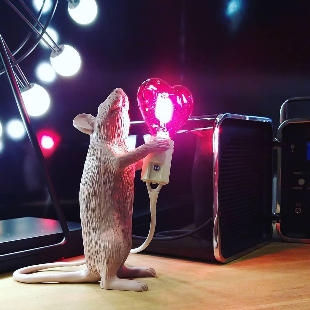 Kalinix lampa stołowa ze sztucznego kamienia o fantazyjnym kształcie