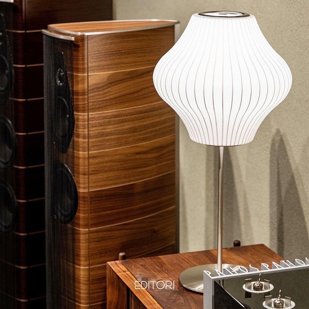 Lampa stołowa Solisive ze stali artystyczna