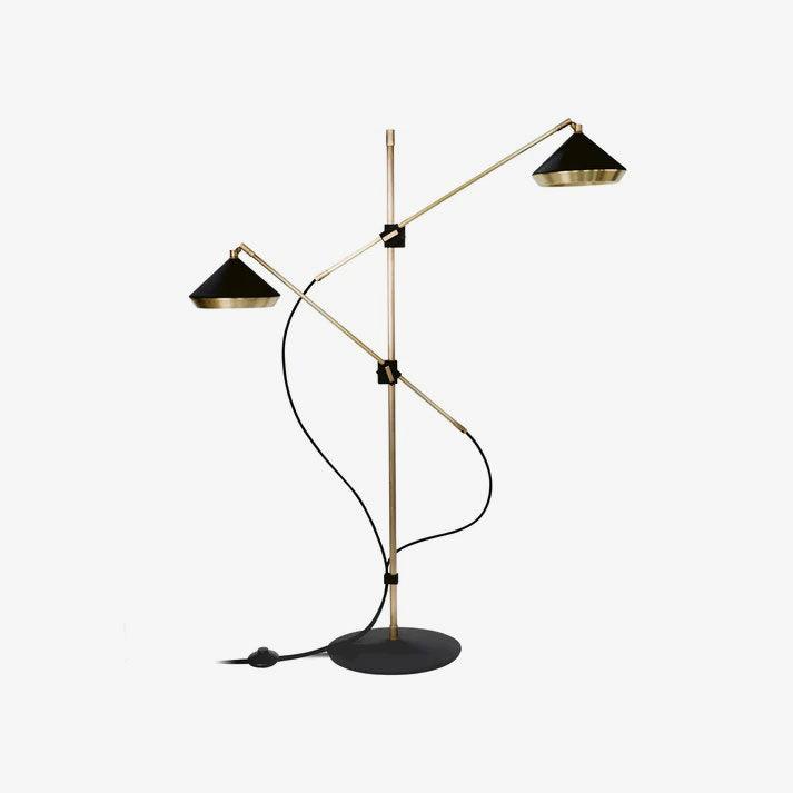 Mylirir Art Deco żyrandol ze stopu miedzi lampa stojąca