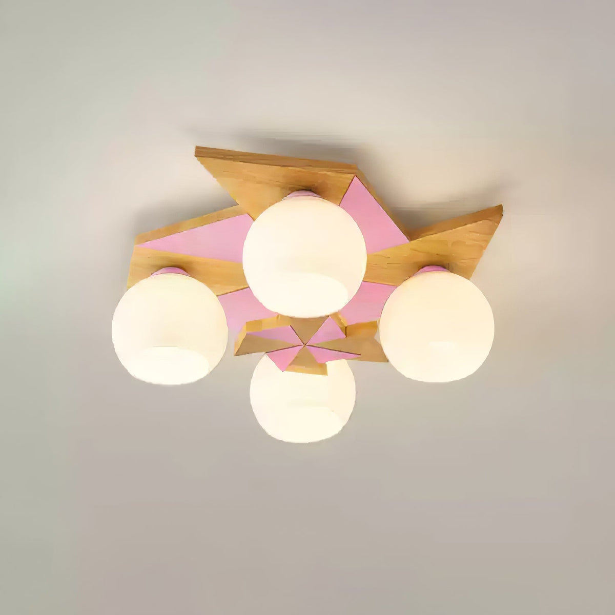 Ewooda nowoczesna lampa sufitowa ze szkła