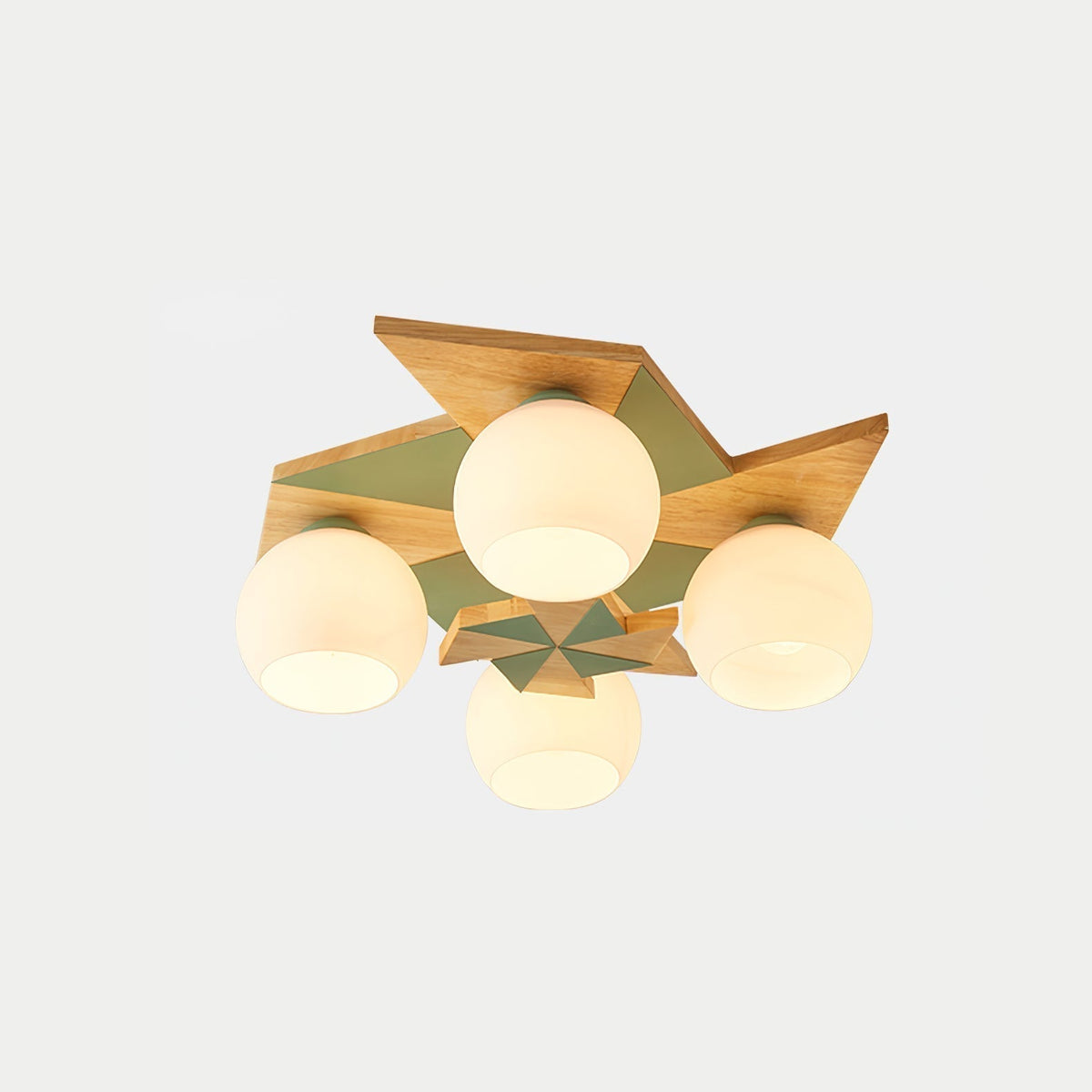 Ewooda nowoczesna lampa sufitowa ze szkła