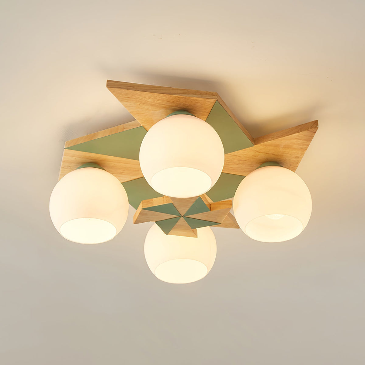 Ewooda nowoczesna lampa sufitowa ze szkła