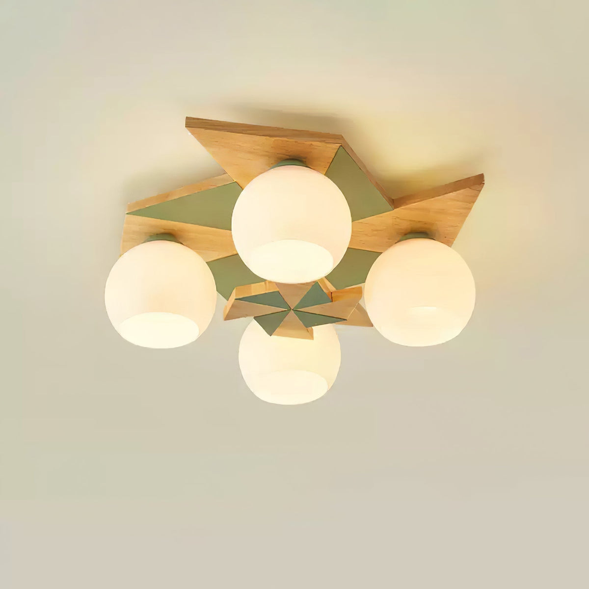 Ewooda nowoczesna lampa sufitowa ze szkła