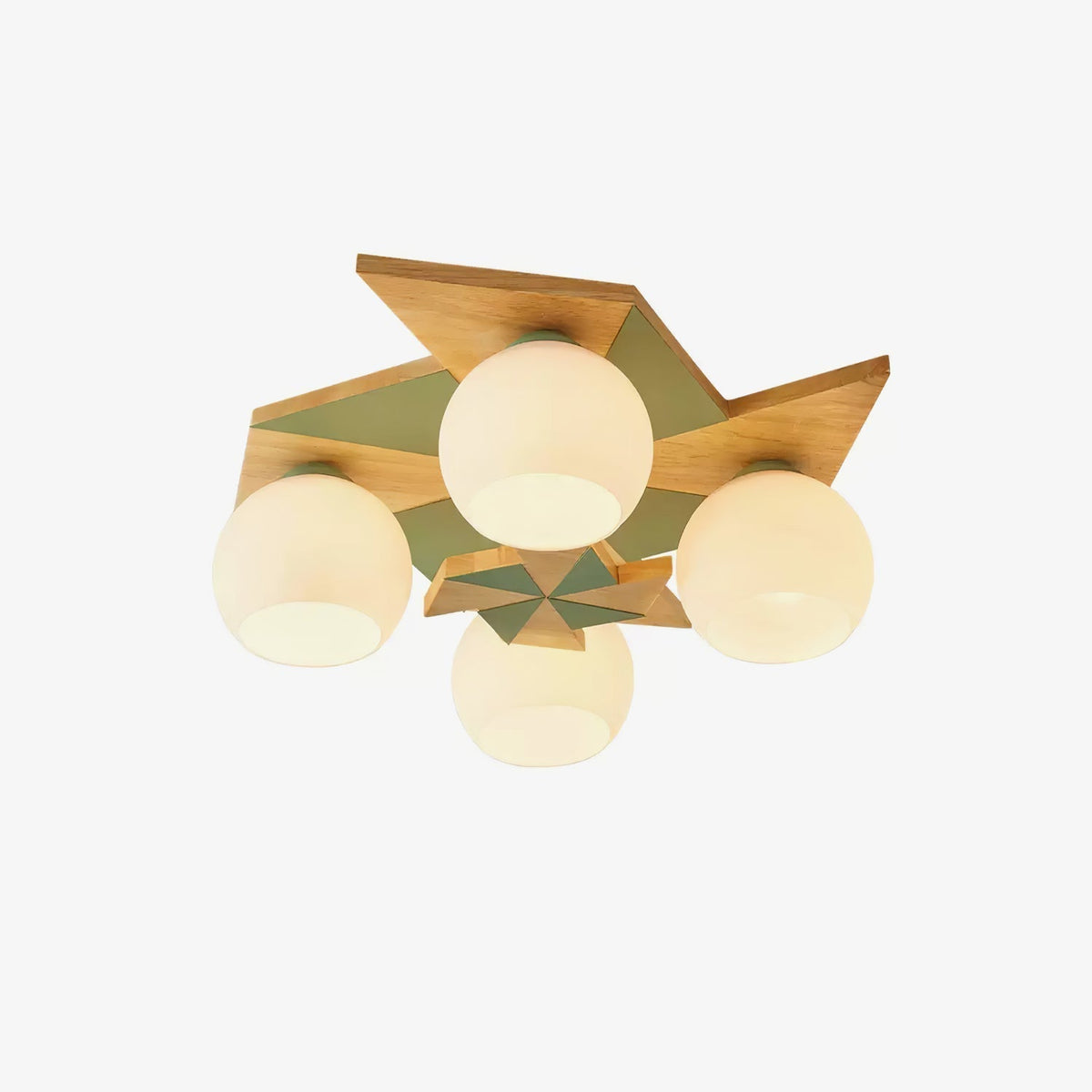 Ewooda nowoczesna lampa sufitowa ze szkła