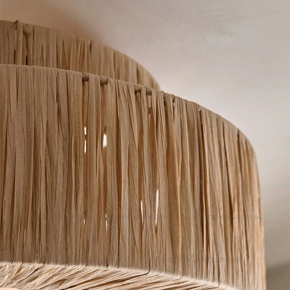 Muto Rattan lampa wisząca w stylu rustykalnym boho 3