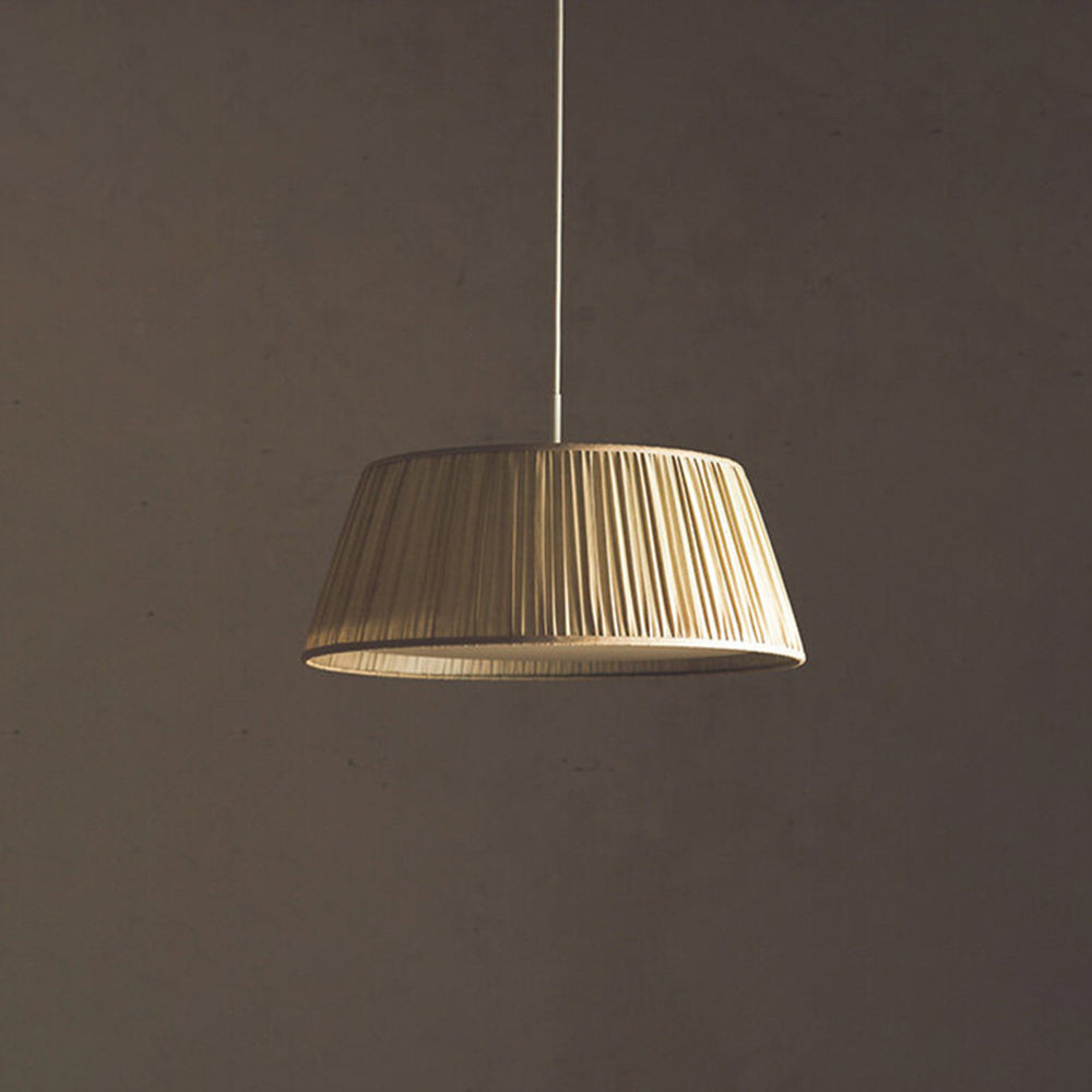Ritta lampa wisząca ze złożonego płótna Wabi Sabi, metal/tekstylia, salon