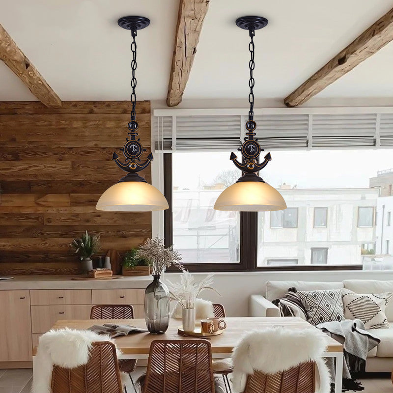 Silva lampa wisząca LED czarne szkło bar/jadalnia/salon