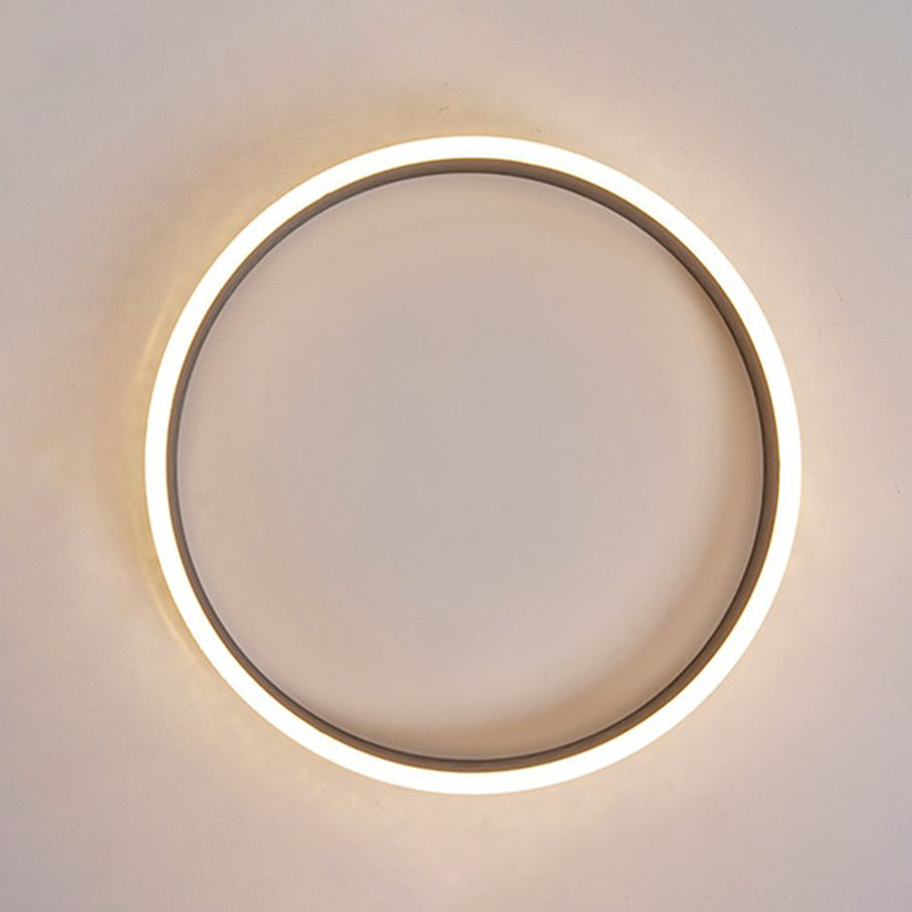 Arisha nowoczesna lampa sufitowa montowana bezpośrednio pierścień metal/srebrna