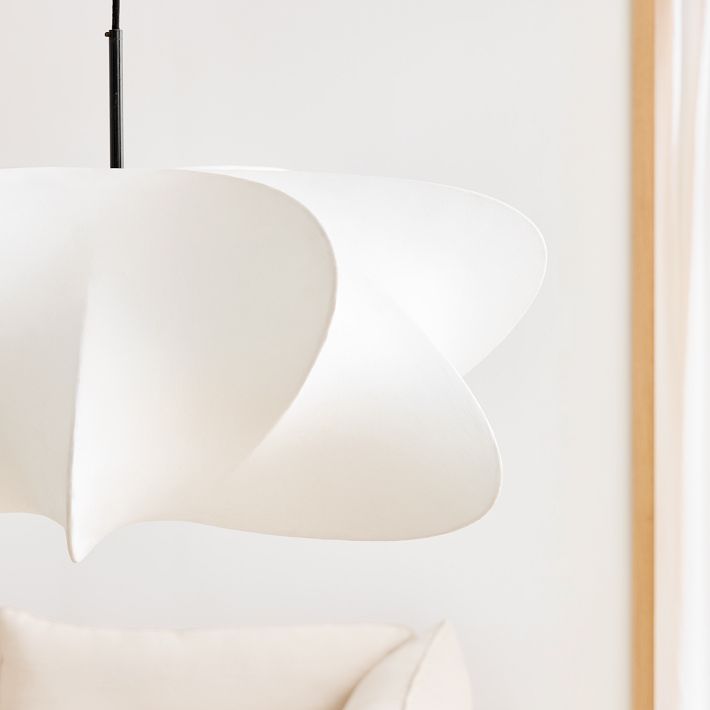 Luxe Silk nowoczesna lampa wisząca z jedwabiu
