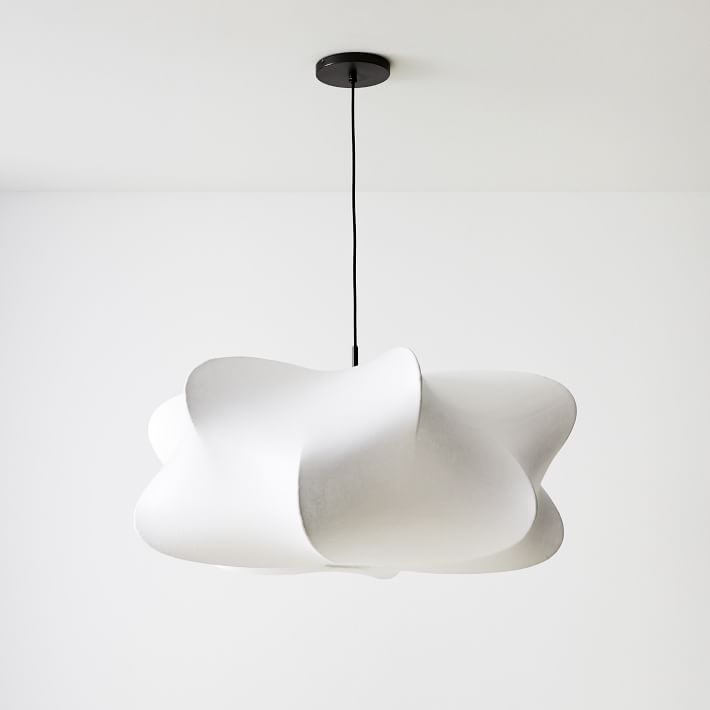 Luxe Silk nowoczesna lampa wisząca z jedwabiu