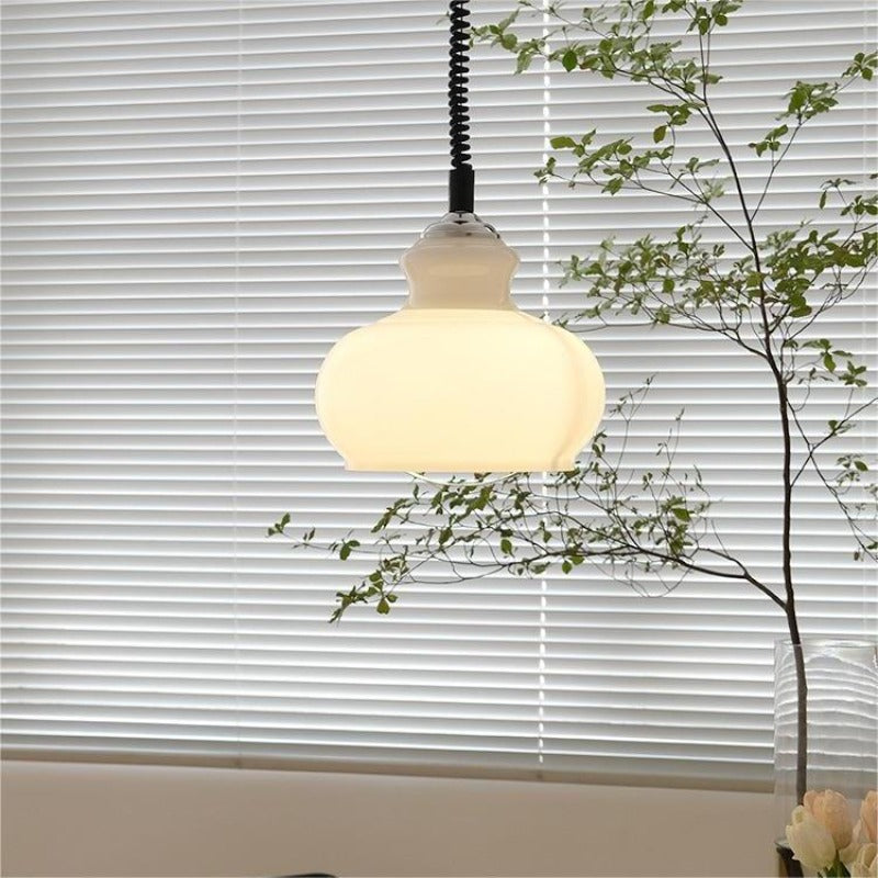Valentina Retro lampa wisząca salon zielona salon