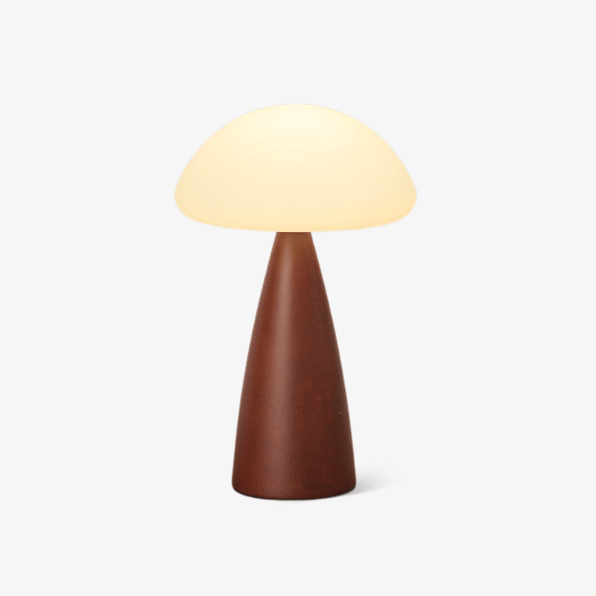 Ibisin Funge drewniana lampa stołowa nowoczesna