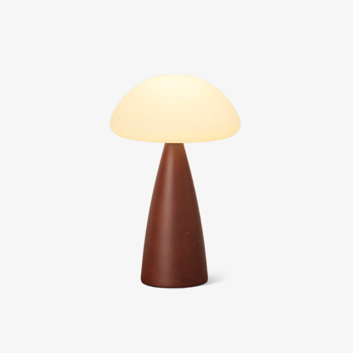 Ibisin Funge drewniana lampa stołowa nowoczesna
