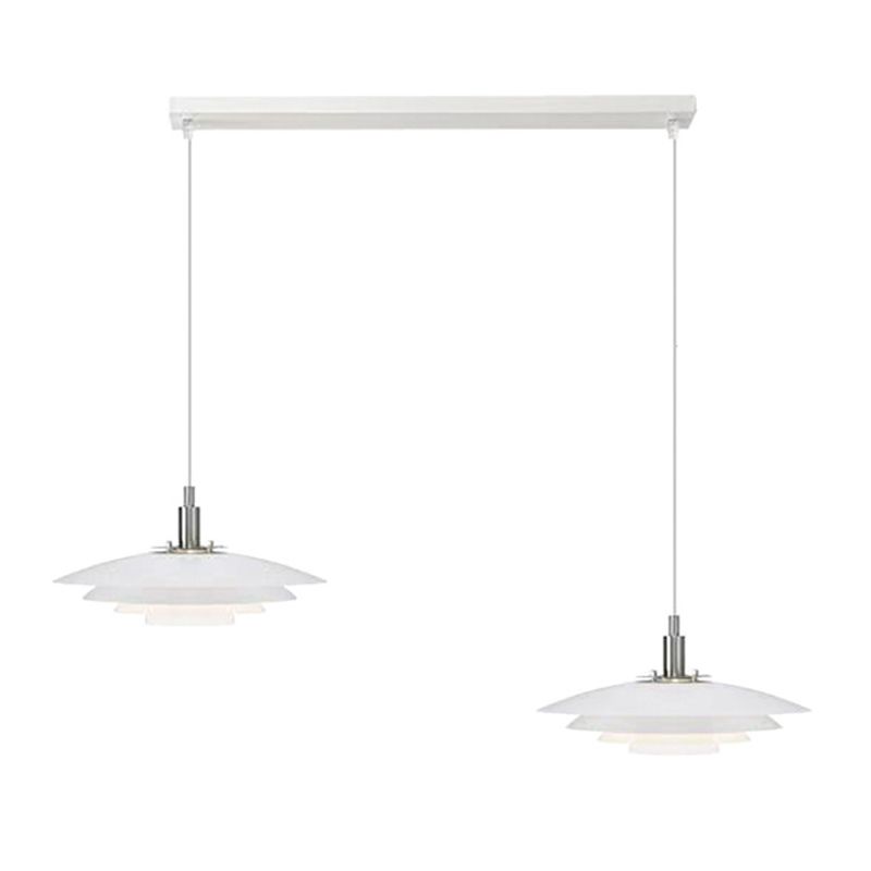 Arisha lampa wisząca w stylu nordyckim z białym szkłem