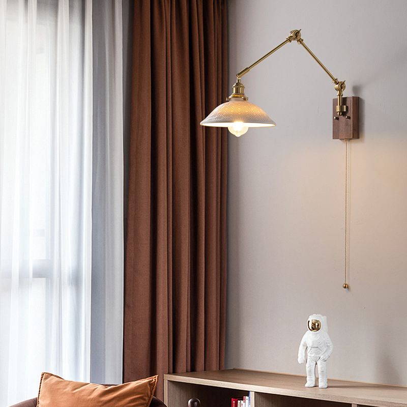 Muto lampa ścienna nowoczesna, składana i regulowana, metalowa, do pokoju studyjnego