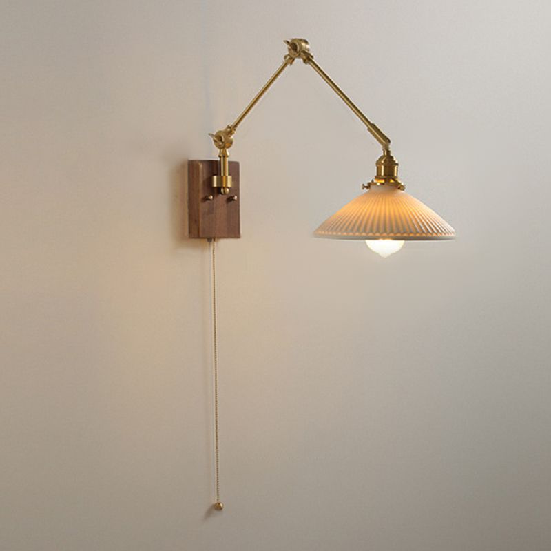 Muto lampa ścienna nowoczesna, składana i regulowana, metalowa, do pokoju studyjnego