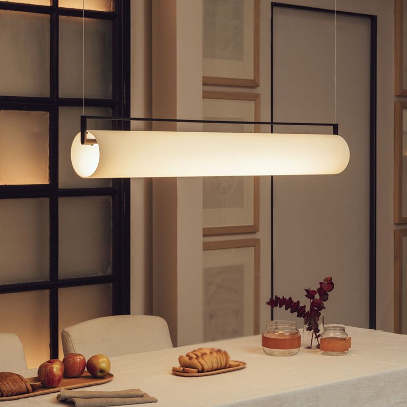 Arisha nowoczesna cylindryczna liniowa lampa wisząca